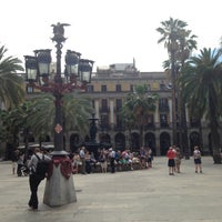 Photo taken at Plaça Reial by Innusik A. on 5/9/2013