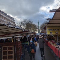 Photo taken at Marché Bastille by Joshua R. on 1/8/2023