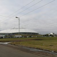 Photo taken at Estadio Único Ciudad de La Plata by Ignacio V. on 6/10/2018