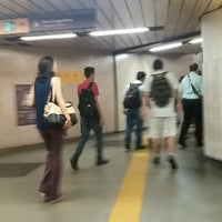 Photo taken at MetrôRio - Estação Uruguaiana by Luiz D. on 12/22/2016