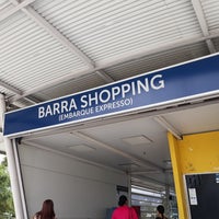 Photo taken at BRT - Estação Barra Shopping by Luiz D. on 8/13/2018