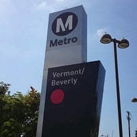 Photo taken at Metro Rail - Vermont/Beverly Station (B) by Masakazu K. on 9/22/2016