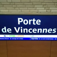 Photo taken at Station Porte de Vincennes [T3a,T3b] by Masakazu K. on 12/25/2014