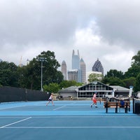 Photo taken at Sharon Lester Tennis Center by Stacy M. on 8/19/2018