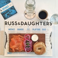 Photo taken at Russ &amp;amp; Daughters Café by JW on 1/29/2015
