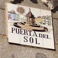 Photo taken at Puerta del Sol by Ana V. on 5/2/2013