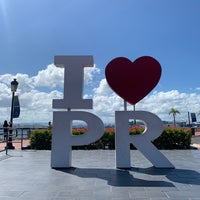 Photo taken at I Love PR Sign by • . on 11/14/2021