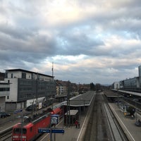 Photo taken at Freiburg (Breisgau) Hauptbahnhof by Tati S. on 3/13/2016