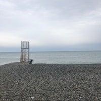 Photo taken at Пляж «Дельфин» by Kirill Z. on 1/7/2020