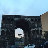 Photo taken at Arco di Giano by Irene P. on 1/4/2016