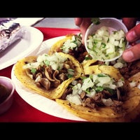 Photo taken at Tacos El Gavilan by Sara H. on 10/12/2012