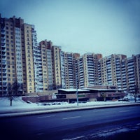 Photo taken at Остановка «Улица Гвардейская» by Nika R. on 2/11/2013