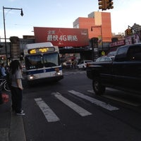 Photo taken at MTA Bus Stop - Q25/Q34/Q65 by Jen B. on 10/14/2012