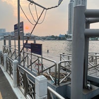 Photo taken at ท่าเรือพระอาทิตย์ (Phra Arthit Pier) N13 by Denis S. on 1/30/2024