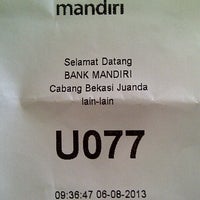 Bank Mandiri KC Bekasi Juanda - Bank