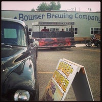 Photo taken at Bowser Brewing Co. by Evan B. on 8/13/2013