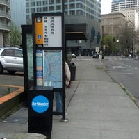 Photo taken at Howell And 9th Bus Stop by Eric F. on 4/27/2013