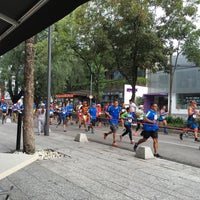 Photo taken at Medio Maratón CDMX by Seslie A. on 8/28/2016