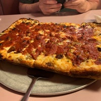 Photo taken at Loui&amp;#39;s Pizza by Eleanor D. on 9/14/2019