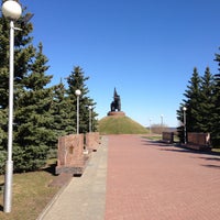 Photo taken at Мемориальный парк &amp;quot;Победа&amp;quot; by Ruslan K. on 5/2/2013