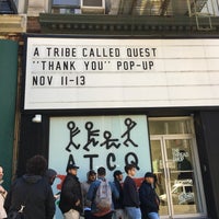 Photo taken at A Tribe Called Quest &amp;quot;Thank you&amp;quot; Pop Up by Matthew C. on 11/11/2016