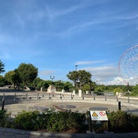 Photo taken at Kasai Rinkai Park Fountain by くそむし on 8/20/2023