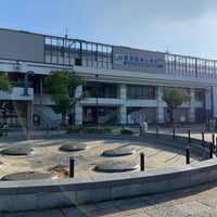 Photo taken at Kasai Rinkai Park Fountain by くそむし on 8/16/2023