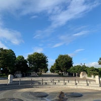 Photo taken at Kasai Rinkai Park Fountain by くそむし on 8/23/2023