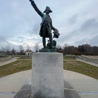 Photo taken at Rochambeau Statue by Brian B. on 12/15/2022