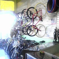 Photo taken at La Cadena Bicycle Shop by El Random H. on 4/17/2013