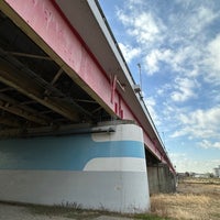 Photo taken at 多摩川橋 by Ryan T. on 1/27/2023