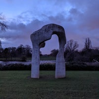 Photo taken at Henry Moore&amp;#39;s Travertine Arch by Harold D. on 12/5/2021