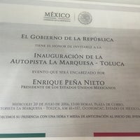 Photo taken at Autopista México - Toluca by Vivi on 7/20/2016