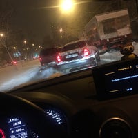 Photo taken at Остановка &amp;quot;улица Солнечногорская&amp;quot; by Ekaterina M. on 2/2/2016