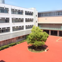 Photo taken at 東京都立武蔵高等学校 by S K. on 5/10/2014