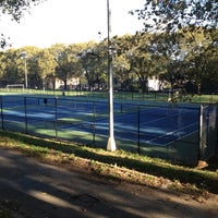 Photo taken at Jamaica Tennis Courts by Sean O. on 10/18/2012