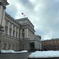 Photo taken at Mariinsky Palace / Legislative Assembly of St Petersburg by Yuri L. on 2/10/2022