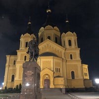 Photo taken at Собор Александра Невского by Yuri L. on 8/22/2021