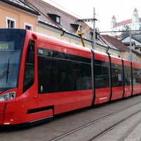 Photo taken at Kapucínska (tram) by 蟹べこ on 12/18/2018