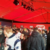 Photo taken at International Budweiser Tent at NFL London by Chris S. on 10/28/2012