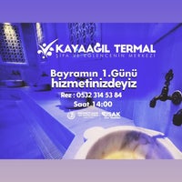 Photo taken at Kayağıl Termal Tesisleri Spa Merkezi by İsa Y. on 6/3/2019