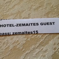 Photo taken at Hotel Zemaites Vilnius by Ольгерд . on 3/23/2013