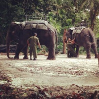 Photo taken at Elephant Ride @ S&amp;#39;pore Zoo by chibirashka k. on 3/8/2013