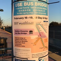 Photo taken at VTA Children&amp;#39;s Discovery Museum Light Rail Station by Charmayne C. on 2/16/2018