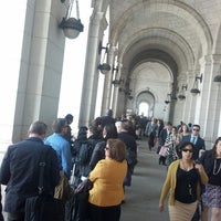 Photo taken at Union Station Cab Queue by Sean B. on 4/9/2013