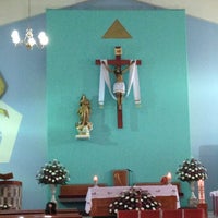 Photo taken at Parroquia María Madre de la Iglesia by Pato B. on 5/25/2013