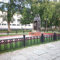 Photo taken at Памятник Петру и Февронии by Киселев С. on 7/15/2014