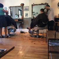 Photo taken at Garrison&amp;#39;s by the park Barbershop by Paulo on 6/7/2014