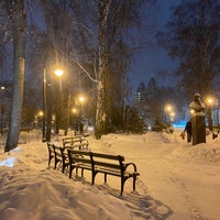 Photo taken at Сквер Л. Н. Толстого by Volodia Shadrin on 12/31/2021