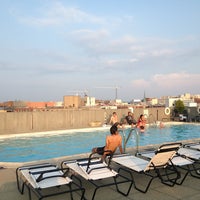 Photo taken at Seville Rooftop Pool by Brit M. on 7/9/2013